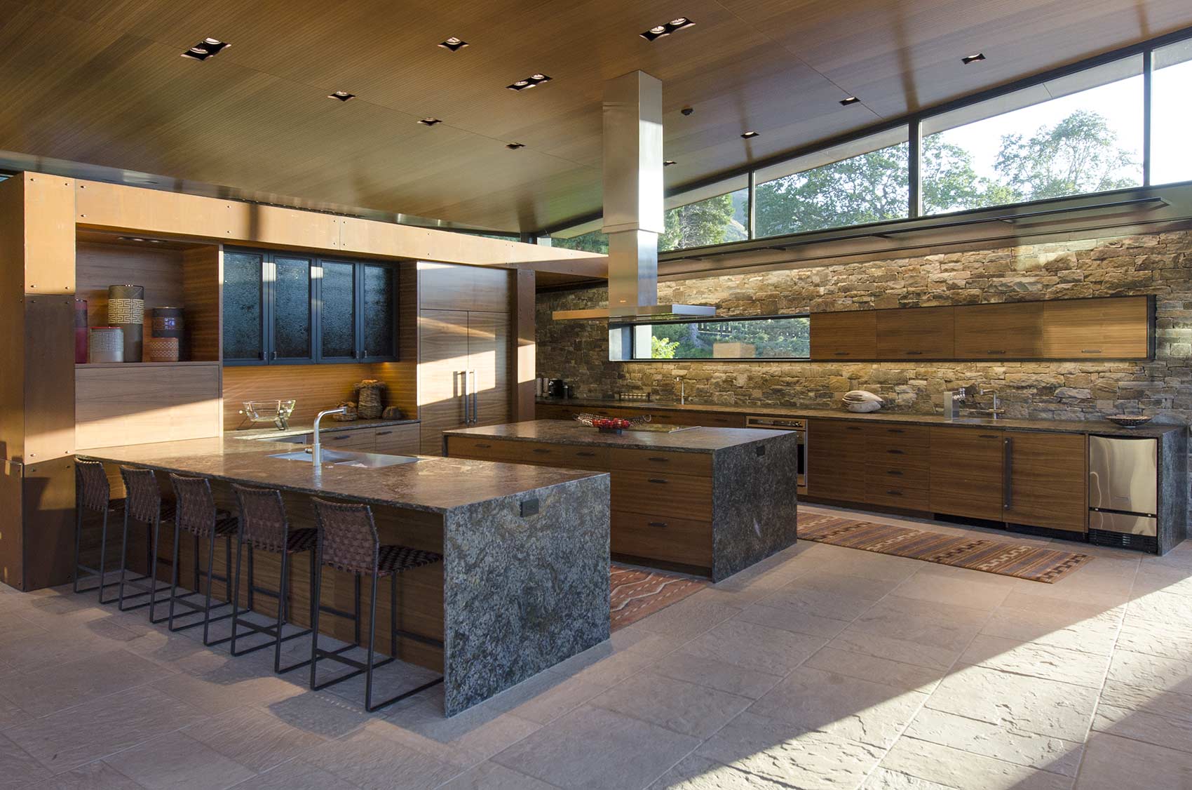kitchen from project in Rowena, Oregon built by Huberd Design